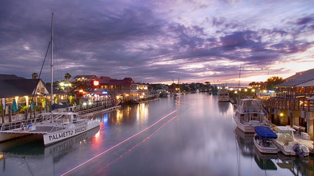 Shem Creek waterfront district