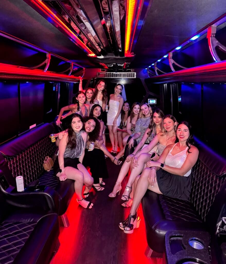 Charleston party bus to concert