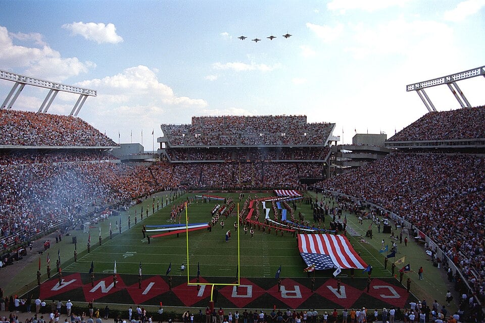 Williams-Brice Stadium during a South Carolina football game